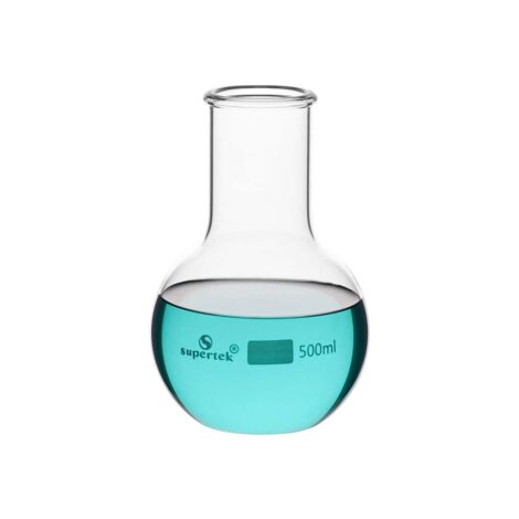flask flat bottom, wide neck