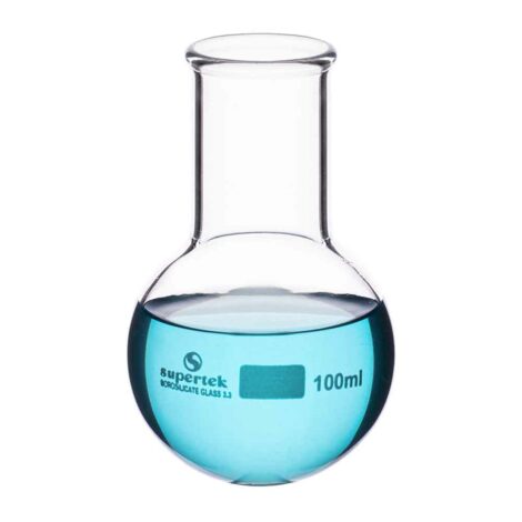 flask, round bottom, wide neck