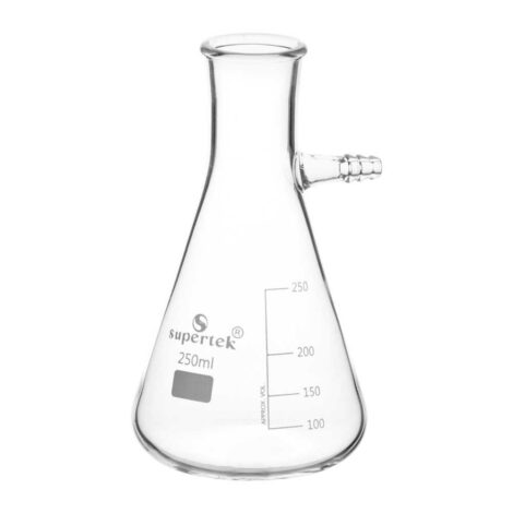 flask, filter bold neck with tubule at side