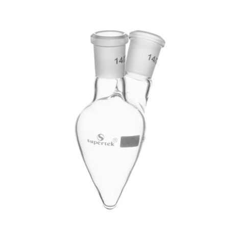 flask pear shape, two necks