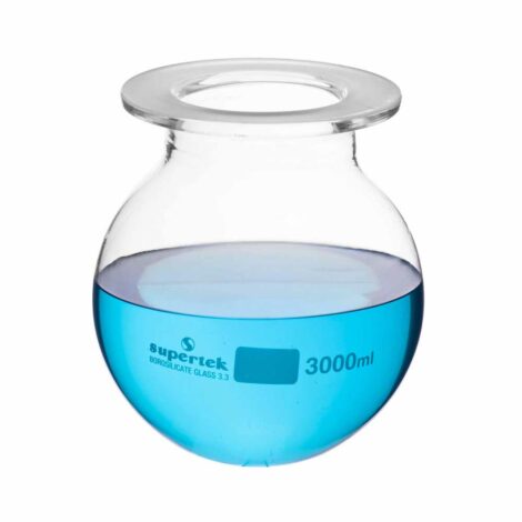 flask reaction, wide neck