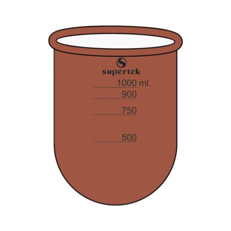 amber flask for dissolution apparatus, with side cut as per usp, with certificate