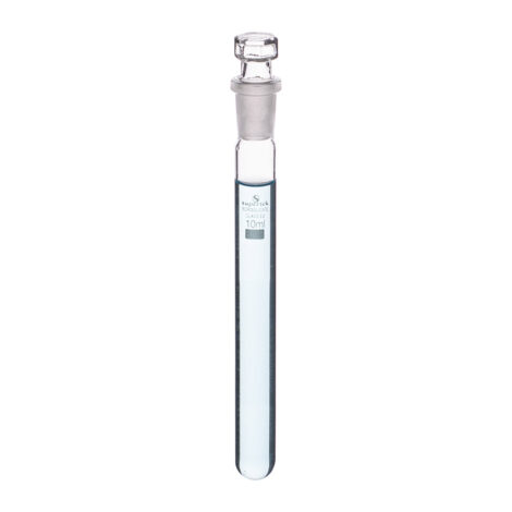 test tube – with joint & stopper, plain