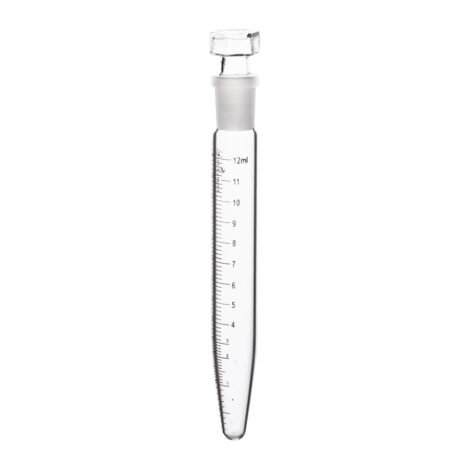 centrifuge tube, conical bottom graduated, with interchangeable stopper