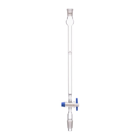 chromatography column, with integral sintered disc,socket and cone