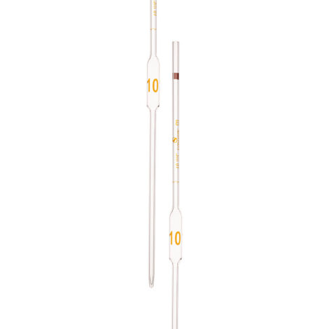 pipettes-astm, transfer, volumetric, with one mark, class b