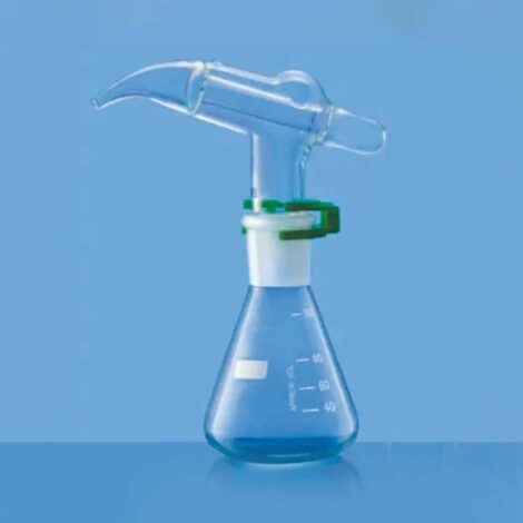 pipettes automatic quick acting for rapid work of approximate accuracy (tilt measure) complete with conical flask, interchangeable joint fitting