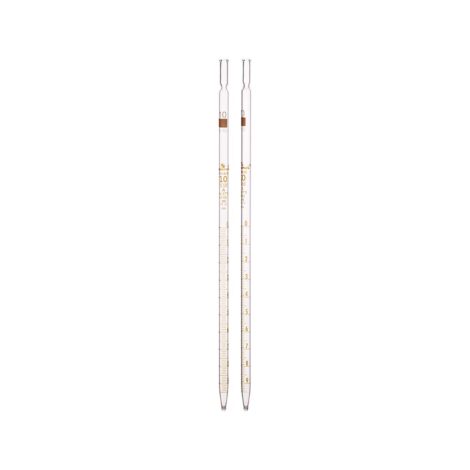 pipette, graduated, serological, class a with individual works certificate